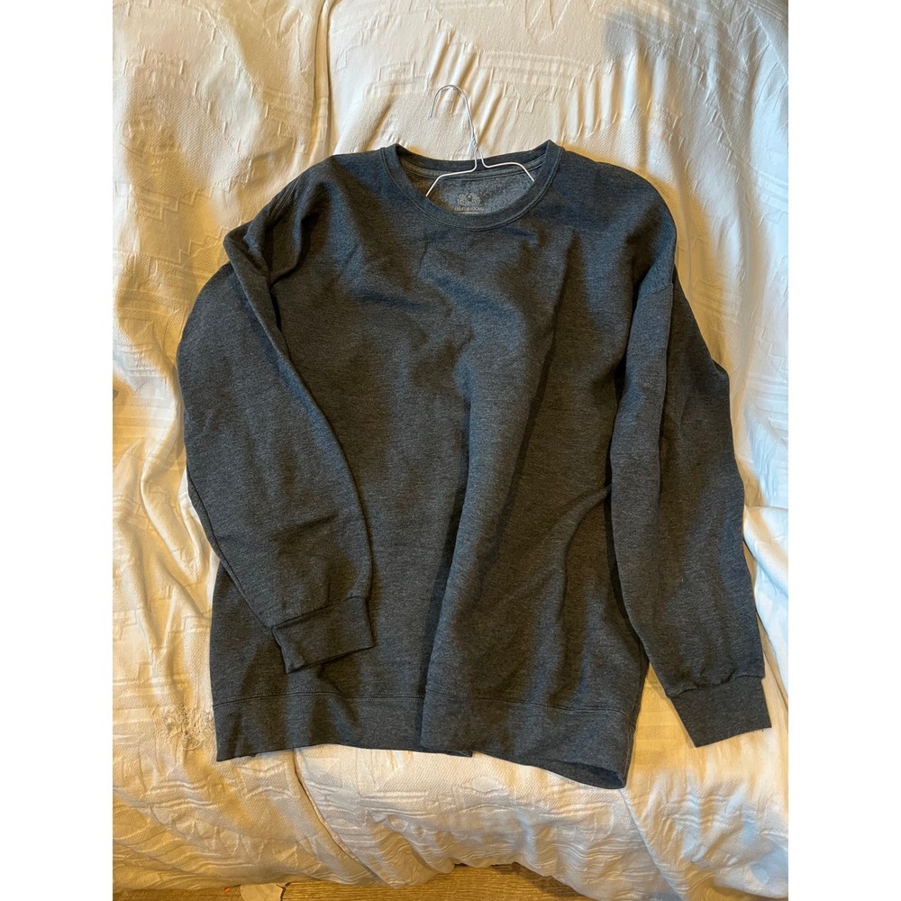 Fruit of the Loom Gray Sweatshirt Mens 2XB